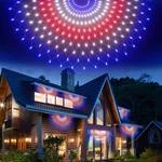 3 Pack 150 Led American Flag Banner Lights,super Bright Usa Half Fan String. Fixed Price $39.54.