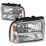 Dna Motoring Led Drl Headlamps Headlight Assembly Compatible With 05-07 Ford .... Fixed Price $140.68.