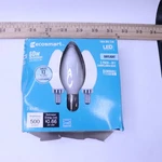 (3-PK) Ecosmart Led Bulb Dimmable Frosted Glass Daylight B1160650DE12FA. Fixed Price $7.19.