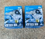 Westinghouse 03156 - 40G25/CH Silver Bowl Light Bulb 2PACK Decorlite Chrome. Fixed Price $19.99.