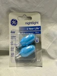 New Lighting 4W 3,000 Hours Night Blue 26223 Package Of Two Bulbs. Fixed Price $12.74.