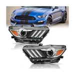 Roxx Projector Headlight Assembly W/led Drl Fit 2015-2017 Ford Mustang .... Fixed Price $331.08.