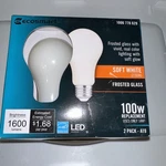 100-WATT Equivalent A19 Dimmable Cec Frosted Glass Filament Led Light Bulbs Soft. Fixed Price $8.50.