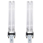 2-PACK Hqrp Uv-c Bulb For Philips Germicidal Sterilamp Pl-s 9W/TUV 325126. Fixed Price $19.95.