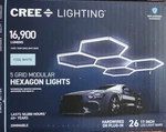 Cree Lighting 5 Grid Modular Hexagon Led Garage Lights 16900 Lumens 26 Bar. Fixed Price $99.99.