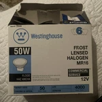 Replacement Bulb For Westinghouse Camelion 50MR16Q/GU10/FL - 5PK 120V 50W. Fixed Price $24.95.