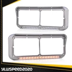 Fit For Kenworth T400 T600 T800 W900B W900L Chrome 4X6 Led Headlight Bezel Pair. Fixed Price $35.08.