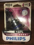 (1) Philips 9004 VPB1 Vision Plus Headlight Bulb. Fixed Price $5.00.