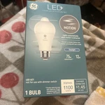 Ge Led+ Motion Sensing Light Bulb, 12 Watts, 1100 Lumens, 75. Fixed Price $29.77.
