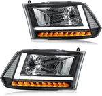Led Drl Headlight Assembly, Compatible With 2009-2018 Dodge Ram 1500/2010-201.... Fixed Price $266.99.