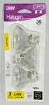 GU10 120V 35W Bright White Bulbs (3 Pack, Feit Electric). Fixed Price $8.99.