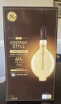 Large Vintage Led Amber Glass Light Bulb, 2000K E26 Dimmable, Decorative BT56. Fixed Price $8.99.