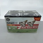 Halogen Floodlight Outdoor 2-BULB Pack 29529 PAR38/90 Watts New Sealed. Fixed Price $27.50.