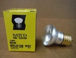 New Vintage Satco Reflector Spot 40W 120V S3605 Standard Regular Base 2000 Hours. Fixed Price $11.35.