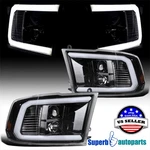 Fits 2009-2018 Dodge Ram Projector Headlights Headlamps Shiny Black 09-18. Fixed Price $265.98.
