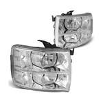 Dna Motoring HL-OH-CSIL07-CH-CL1 Pair Of Chrome Housing Headlights Compatible.... Fixed Price $112.32.