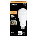 Feit Electric A23 Light Bulb, 300W Led, 3000K Bright White. Fixed Price $16.52.