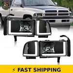 Fullux Led Drl Headlights For 1994-2001 Dodge Ram 1500/2500/3500. Fixed Price $142.99.