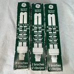 3 Lot General Electric Biax 9W 2 Pin Compact Fluorescent Lamp F9BX/841/ECO. Fixed Price $25.98.