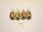 Cm Lamps # 1434 Lot (4EA) 3.7VOLT 10.WATTS Minature Bayonet Base Single Contact. Fixed Price $20.00.
