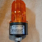 Tomar 485 120VAC 60HZ 5W Amber Low Profile Single Flash Microstrobe Bulb. Fixed Price $55.00.