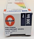 Osram Halostar Oven 64428 20W 12V G4 2-PIN Bulb Germany. Fixed Price $9.49.