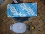 175 Watt Mv Vapor Sylvania Deluxe White "clearbander" Lamp Bulb. Fixed Price $25.00.