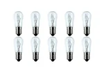 Cec Industries 10S6/230V Bulbs, Watt, E12 Base, S-6 Shape (box Of 10). Fixed Price $14.99.