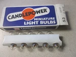 Nos Candlepower 12V 1CP 200003 Miniature Light Bulbs NO.53 #53 Qty 10. Fixed Price $11.99.