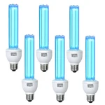 6-PACK 25W Ozone-free Uvc Light Bulb For Bedroom, E26 Base, 400 Sq.ft. Coverage. Fixed Price $104.98.