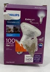 Lot Of 2 Philips 100 Equivalent Daylight Dimmable 15W Led Indoor Floodlight. Fixed Price $11.99.