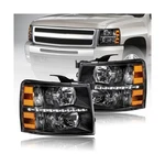 Led Drl Headlights Assembly For 2007-2013 Chevy Silverado 1500/2007-2014 Silv.... Fixed Price $142.72.