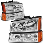 Dna Motoring Pair Headlight Assembly Compatible With 2003-2006 Chevy Silverado 1. Fixed Price $120.66.