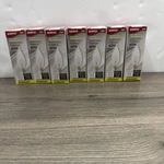Lot Of 7 Satco S3284 60W Clear Torpedo Candelabra Small Base Bulbs. Fixed Price $29.99.