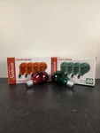 Sunbeam A-19 40 Watt Green & Red Color Bulbs 3000 Hours (2 Packs Of 4). Fixed Price $12.89.