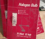 "lot Of 2" General Electric Q75T4/CL/CD Halogen Bulbs Watts 12 Volt AVG.2000. Fixed Price $15.95.