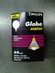 Philips 60G40/4MW 60W 5" Globe Bulb **free Shipping**. Fixed Price $14.00.