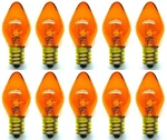 Cec Industries #7C7/TA/120V (amber) Bulbs W E12 Base (box Of 10). Fixed Price $11.61.