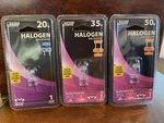 Pack Feit Electric Bpq 20W, 35W & 50W 120V Light Bulbs. Fixed Price $19.00.