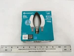 New Ecosmart 3-PK 60W B11 Frosted Bulb Candelabra Dimmable Daylight 5000K. Fixed Price $16.90.