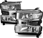Headlights Assembly(pair) Compatible With 2019-2024 Chevy Silverado 1500 Wt/ltd. Fixed Price $320.99.