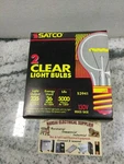 Satco S3941 40W 130V 40A19 Clear Bulbs (2 Light In Pack) (79C. Fixed Price $12.00.
