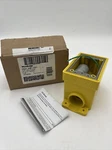New Molex Woodhead 455-FD1 1301280150 Yellow Outlet Box. Fixed Price $37.48.