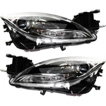 Headlight Assembly Set For 2011-13 Mazda 6 Left And Right Composite Capa Halogen. Fixed Price $267.79.