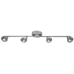 32 Led 4 Light Adjustable Fixture, 23W, 100W, 1200LM, 3000K, 120V, Chrome. Fixed Price $142.06.