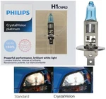 Philips Crystal Vision Platinum H1 55W Two Bulbs Headlight Cornering Replacement. Fixed Price $40.85.