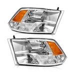 Headlights Assembly For 2009 Oe A-chrome Housing Amber Reflector. Fixed Price $117.03.