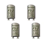 Accway 4PACK Aluminum Housing Fluorescent Starter For 4-20 FS-2, Silver. Fixed Price $17.18.