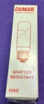Damar 698E JTT75WF/SSFC Med Frost 130V Safe-shield Shatter Resist Nos. Fixed Price $13.00.