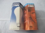 Pair Sylvania 3 Way Frosted 50-100-150 A21 Bulb 1200HRS + Blue Dot High Quality. Fixed Price $28.98.